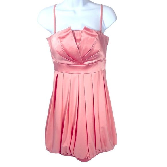SALE 🏝️Only Love Collection Rose Pink Satin Bodice Puff Dress - Picture 9 of 9